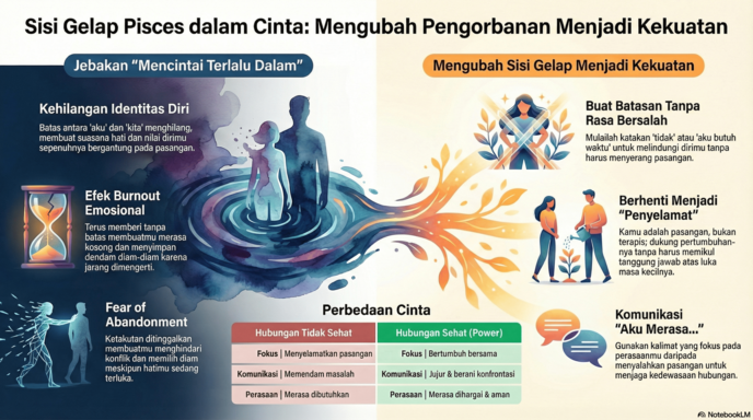 Sisi Gelap Pisces Infografis